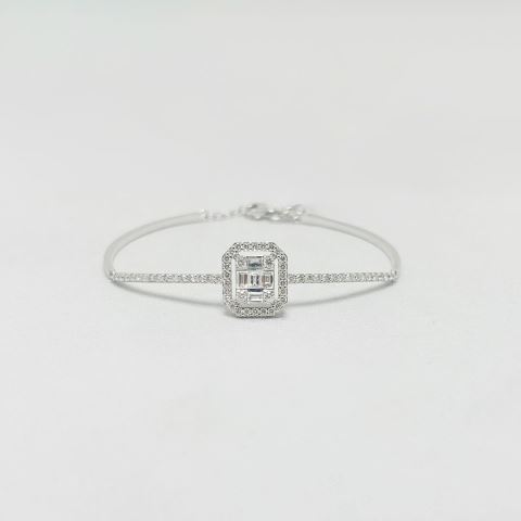 1,22 Ct. Pırlanta Baget Bileklik